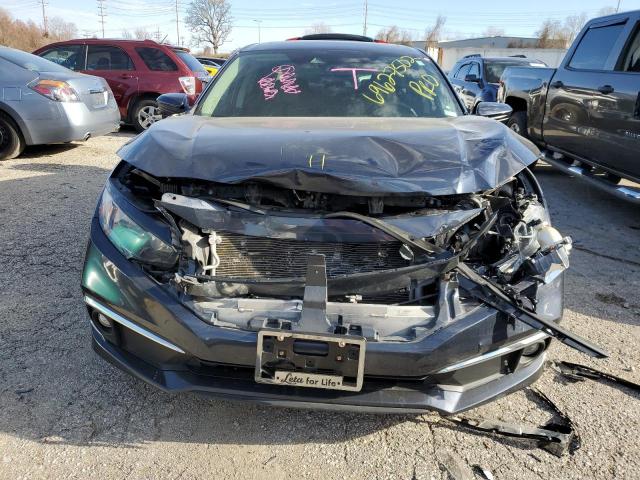 19XFC1F76KE012871 - 2019 HONDA CIVIC EXL ნაცრისფერი ფოტო 5