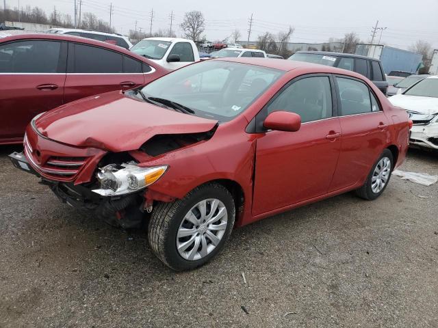 2T1BU4EE3DC041467 - 2013 TOYOTA COROLLA BASE RED photo 1