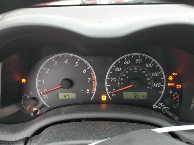 2T1BU4EE3DC041467 - 2013 TOYOTA COROLLA BASE RED photo 9