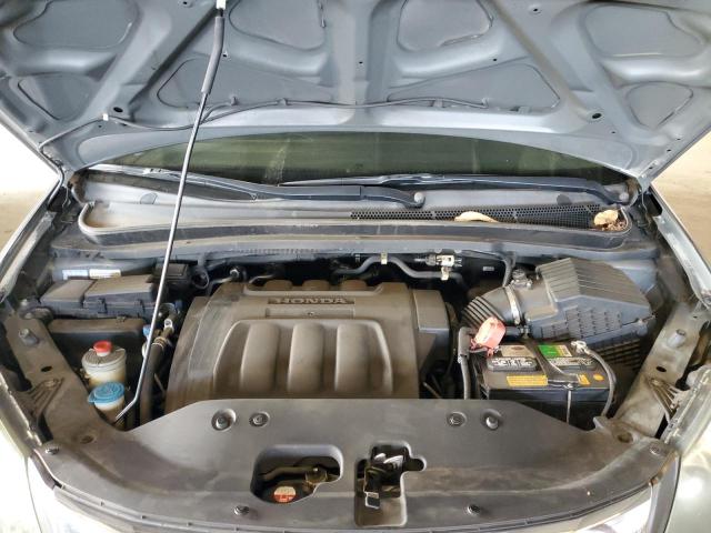 5FNRL3H43AB110857 - 2010 HONDA ODYSSEY EX GRAY photo 12