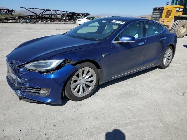 5YJSA1E12HF202817 - 2017 TESLA MODEL S BLUE photo 1