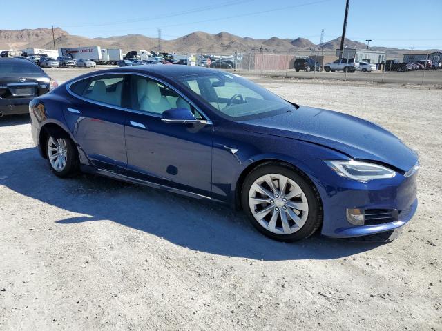 5YJSA1E12HF202817 - 2017 TESLA MODEL S BLUE photo 4