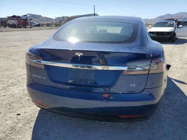 5YJSA1E12HF202817 - 2017 TESLA MODEL S BLUE photo 6