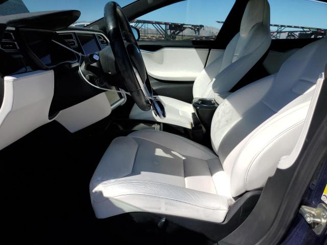 5YJSA1E12HF202817 - 2017 TESLA MODEL S BLUE photo 7