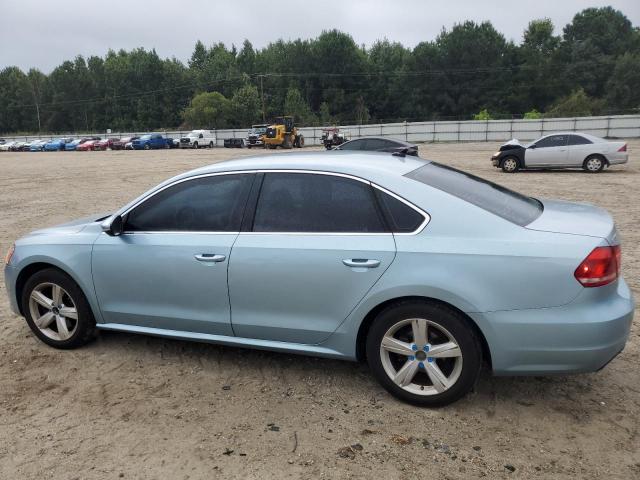 1VWBP7A38CC065698 - 2012 VOLKSWAGEN PASSAT SE BLUE photo 2