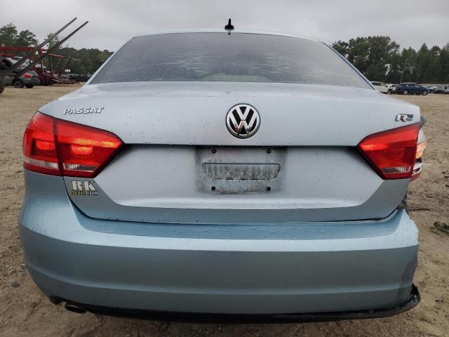 1VWBP7A38CC065698 - 2012 VOLKSWAGEN PASSAT SE BLUE photo 6