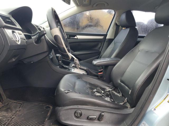 1VWBP7A38CC065698 - 2012 VOLKSWAGEN PASSAT SE BLUE photo 7