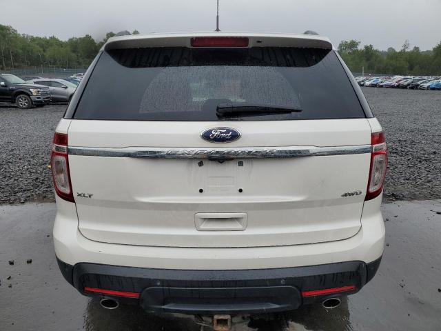 1FM5K8D86FGC44908 - 2015 FORD EXPLORER XLT أبيض صورة 6