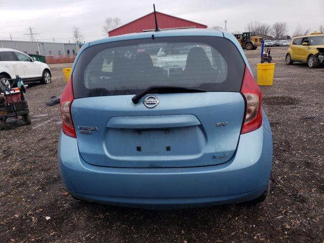 3N1CE2CP4EL380699 - 2014 NISSAN VERSA NOTE S BLUE photo 6