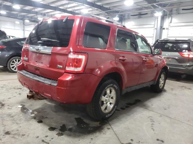 1FMCU9EG3BKC43607 - 2011 FORD ESCAPE LIMITED RED photo 3