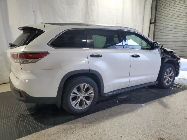 5TDJKRFH8FS210447 - 2015 TOYOTA HIGHLANDER XLE WHITE photo 3