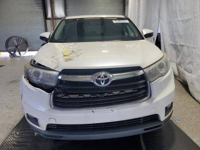 5TDJKRFH8FS210447 - 2015 TOYOTA HIGHLANDER XLE WHITE photo 5