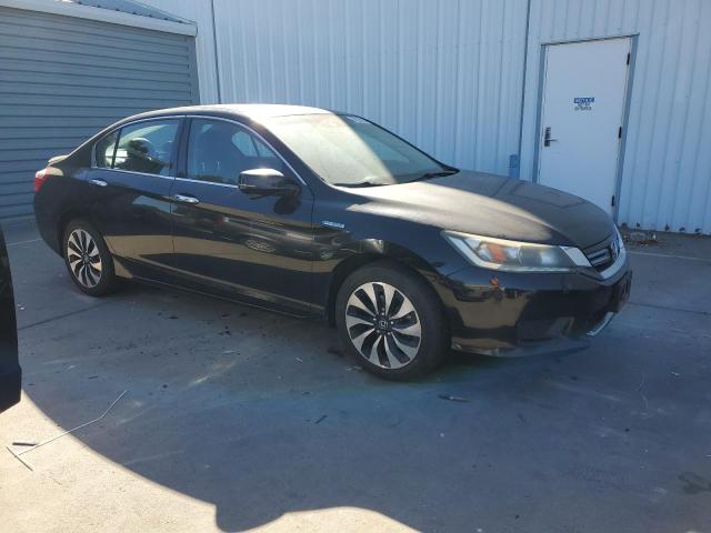 1HGCR6F53EA005656 - 2014 HONDA ACCORD HYBRID EXL BLACK photo 4