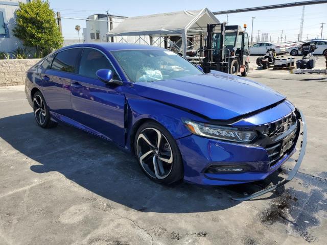 1HGCV1F36KA117103 - 2019 HONDA ACCORD SPORT 蓝色 照片 4
