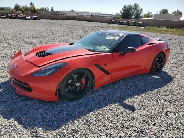 1G1YF2D78E5111712 - 2014 CHEVROLET CORVETTE STINGRAY 3LT RED photo 1