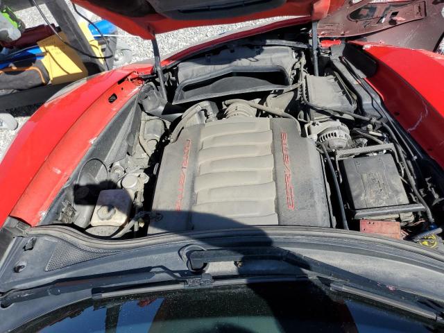 1G1YF2D78E5111712 - 2014 CHEVROLET CORVETTE STINGRAY 3LT RED photo 11