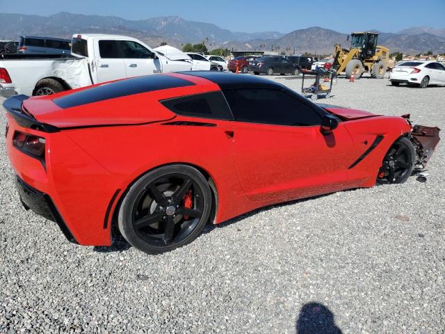 1G1YF2D78E5111712 - 2014 CHEVROLET CORVETTE STINGRAY 3LT RED photo 3