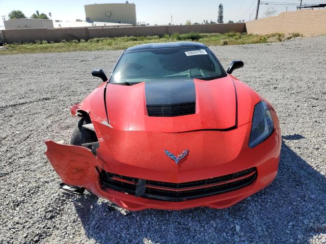 1G1YF2D78E5111712 - 2014 CHEVROLET CORVETTE STINGRAY 3LT RED photo 5