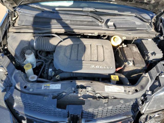 2C4RDGEG7HR699770 - 2017 DODGE GRAND CARA GT GRAY photo 12