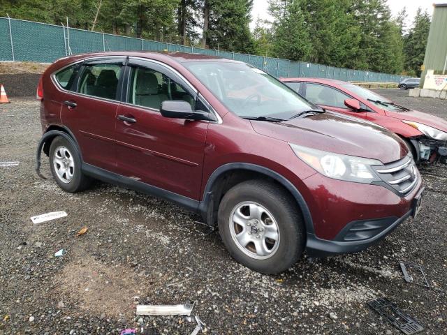 5J6RM4H33EL120232 - 2014 HONDA CR-V LX MAROON photo 4