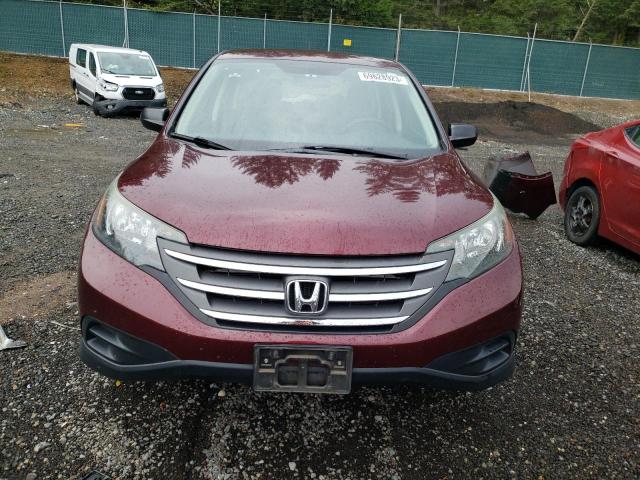 5J6RM4H33EL120232 - 2014 HONDA CR-V LX MAROON photo 5