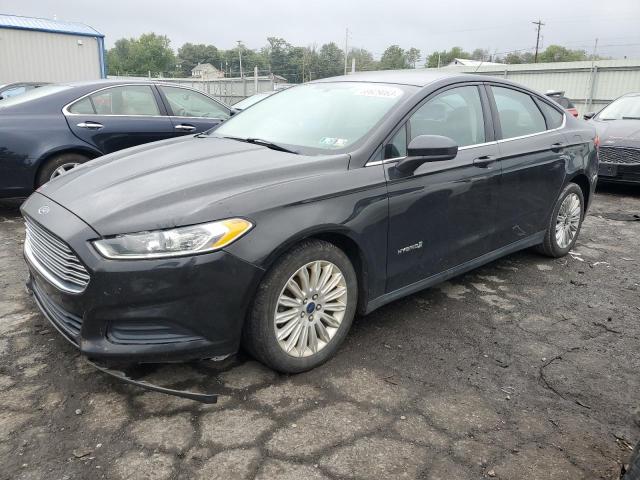 3FA6P0UU5ER274536 - 2014 FORD FUSION S HYBRID BLACK photo 1