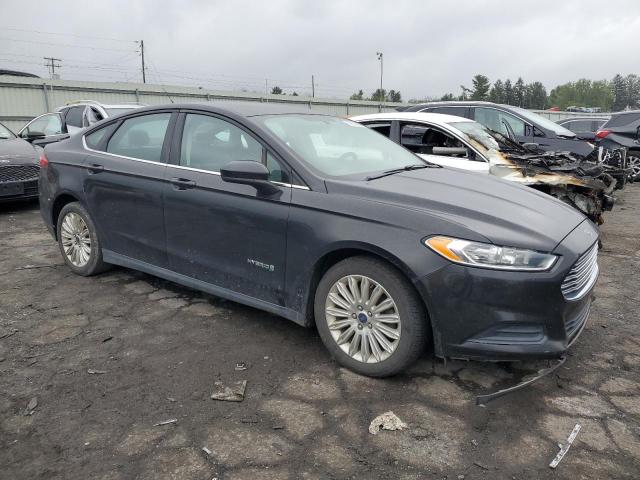 3FA6P0UU5ER274536 - 2014 FORD FUSION S HYBRID BLACK photo 4