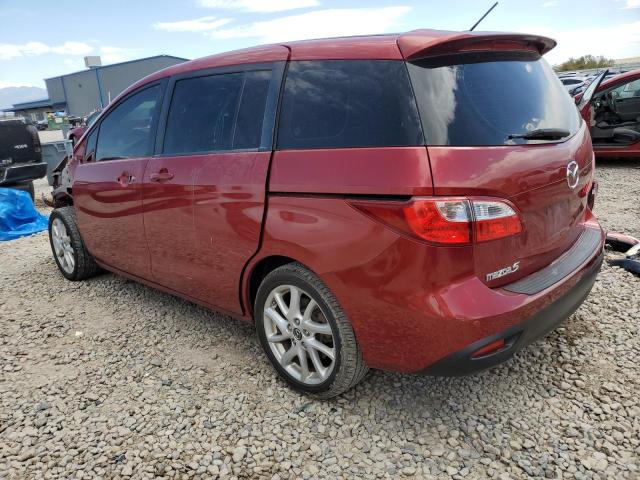 JM1CW2DL1D0161278 - 2013 MAZDA 5 RED photo 2