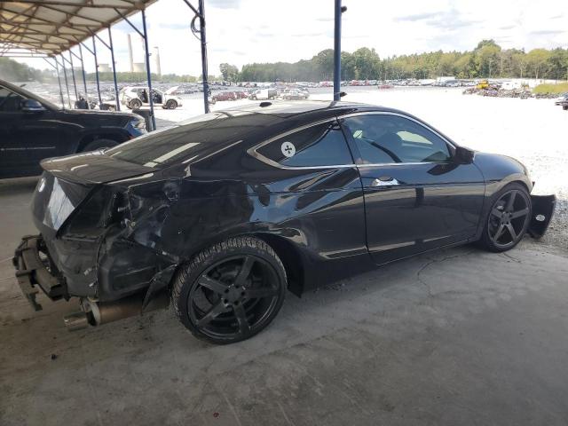 1HGCS21818A012155 - 2008 HONDA ACCORD EXL BLACK photo 3