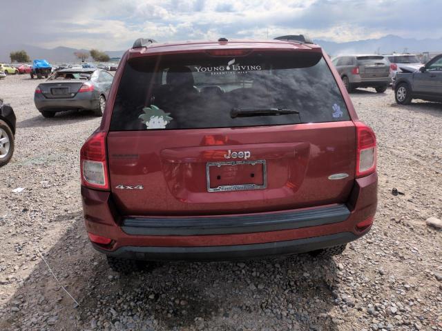 1J4NF1FB8BD136594 - 2011 JEEP COMPASS SPORT RED photo 6