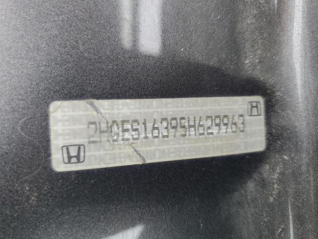 2HGES16395H629963 - 2005 HONDA CIVIC DX VP Մոխրագույն լուսանկար 13