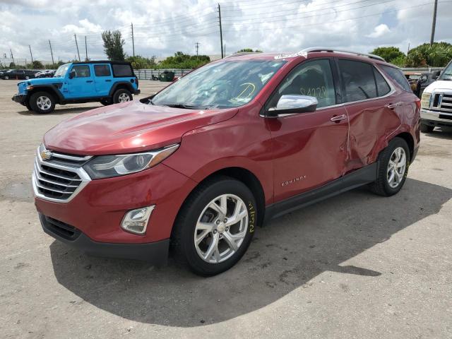 2GNAXMEV2J6316690 - 2018 CHEVROLET EQUINOX PREMIER RED photo 1