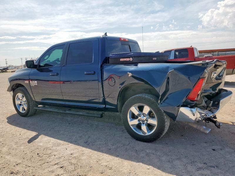 1C6RR7LT8KS627684 - 2019 RAM 1500 CLASSIC SLT BLUE photo 2