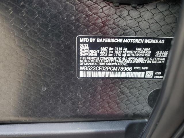 WB523CF02PCM78966 - 2023 BMW IX XDRIVE50 Чорний фото 13