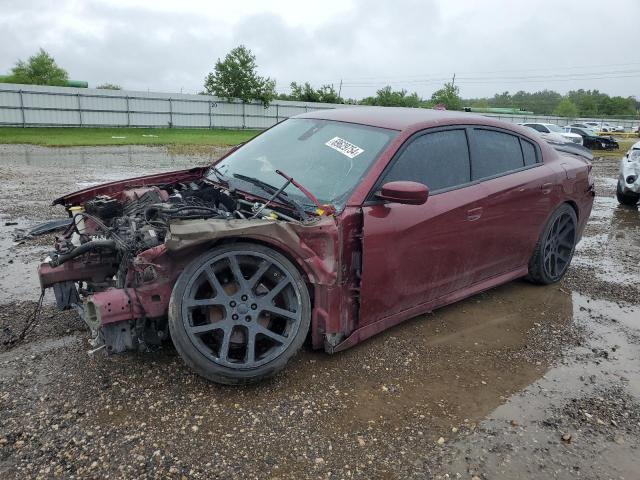 2C3CDXHG1KH599750 - 2019 DODGE CHARGER GT BURGUNDY photo 1