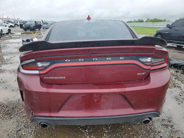 2C3CDXHG1KH599750 - 2019 DODGE CHARGER GT BURGUNDY photo 6