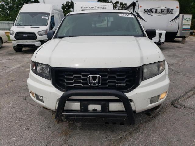 5FPYK1F70DB004992 - 2013 HONDA RIDGELINE SPORT WHITE photo 5