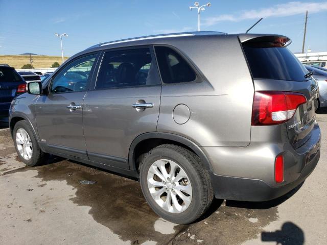 5XYKUDA72EG481578 - 2014 KIA SORENTO EX GRAY photo 2