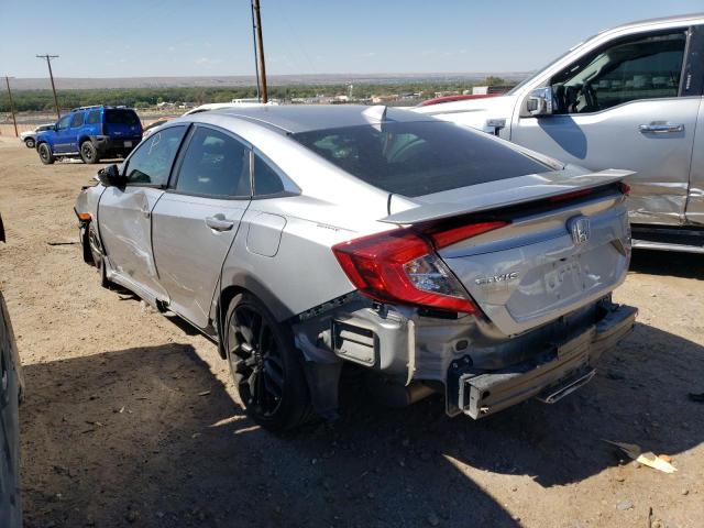 2HGFC1E5XLH708673 - 2020 HONDA CIVIC SI SILVER photo 2