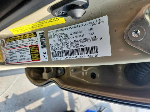 3TMCZ5AN3JM167591 - 2018 TOYOTA TACOMA DOUBLE CAB თაფლისფერი ფოტო 12