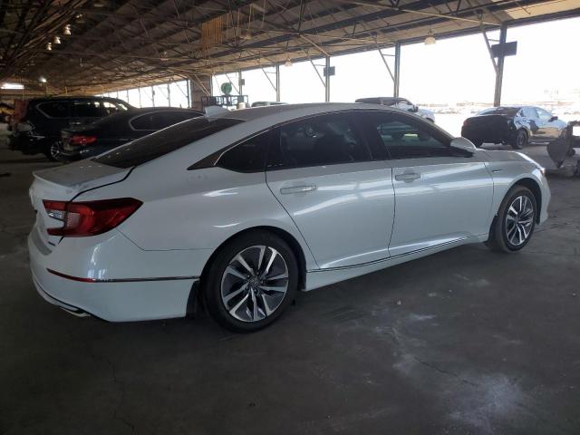 1HGCV3F56NA029606 - 2022 HONDA ACCORD HYBRID EXL WHITE photo 3