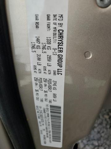 2C4RC1BG6ER158726 - 2014 CHRYSLER TOWN & COU TOURING GOLD photo 13