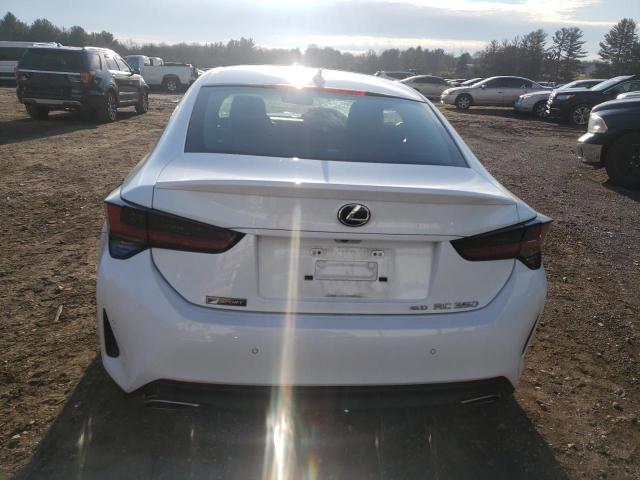 JTHSZ5BC7K5009527 - 2019 LEXUS RC 350 WHITE photo 6