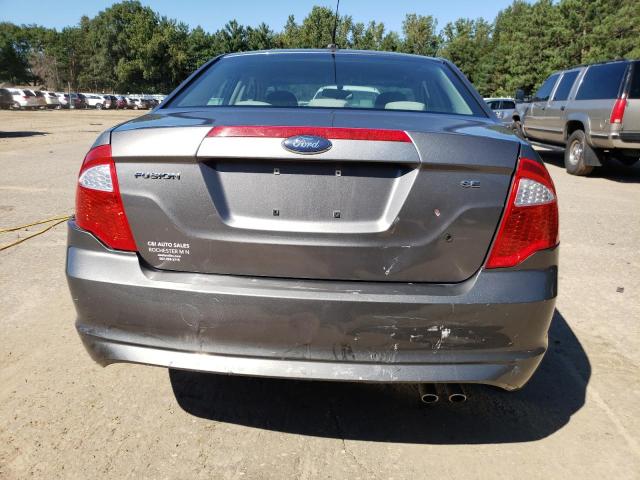 3FAHP0HAXAR230664 - 2010 FORD FUSION SE GRAY photo 6