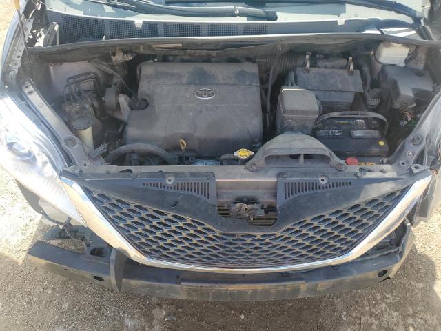 5TDXK3DC5CS206270 - 2012 TOYOTA SIENNA SPORT GRAY photo 12