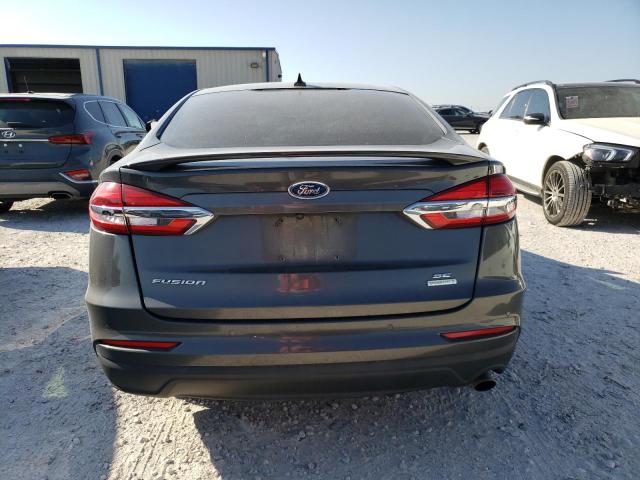 3FA6P0HD1KR169918 - 2019 FORD FUSION SE CHARCOAL photo 6