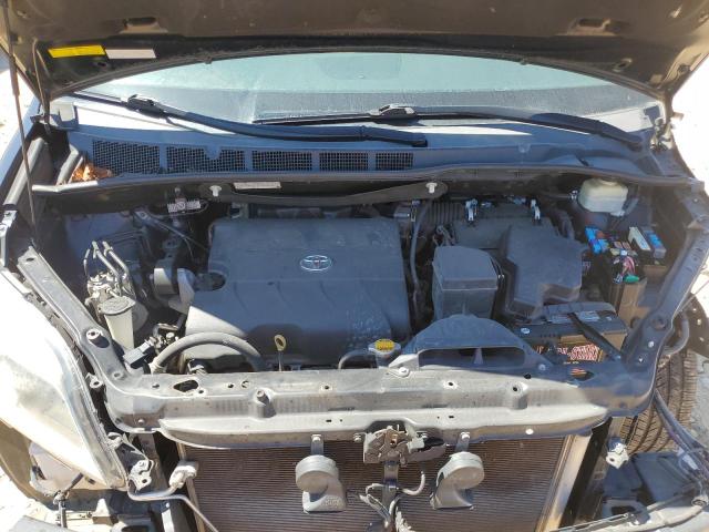5TDDK3DC8GS141648 - 2016 TOYOTA SIENNA XLE BLACK photo 12