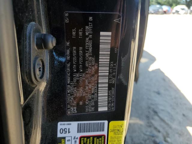 5TDDK3DC8GS141648 - 2016 TOYOTA SIENNA XLE BLACK photo 14