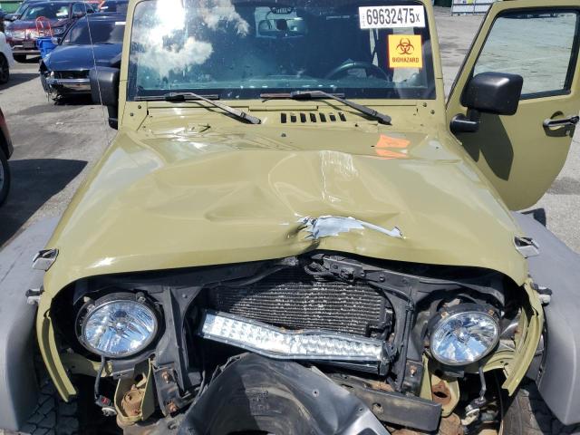 1C4AJWAG8DL639117 - 2013 JEEP WRANGLER SPORT GREEN photo 11