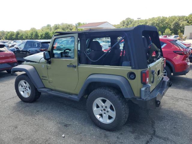 1C4AJWAG8DL639117 - 2013 JEEP WRANGLER SPORT GREEN photo 2